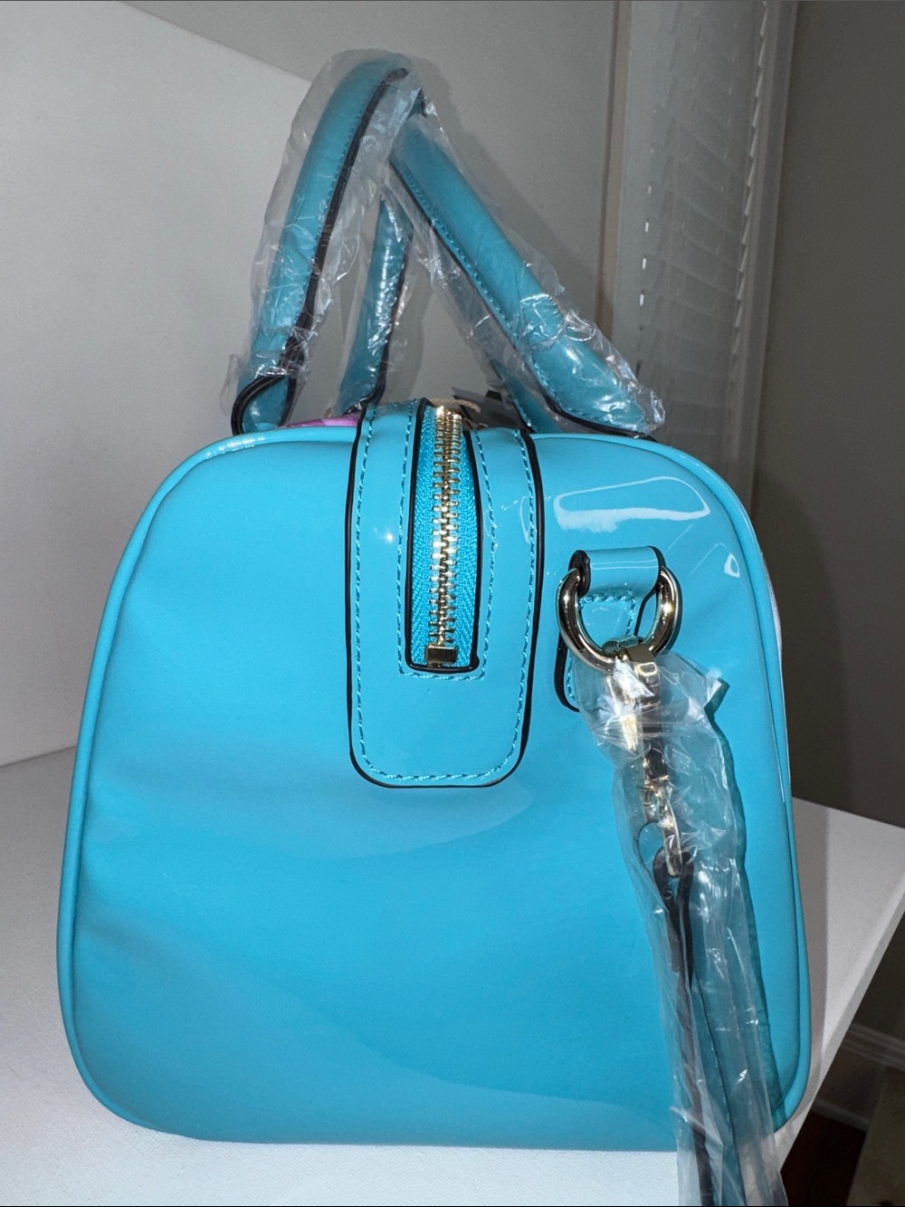 La Philipe Miami "Bold Beauty" Classic Satchel Travel Bag - Picture 6 of 9